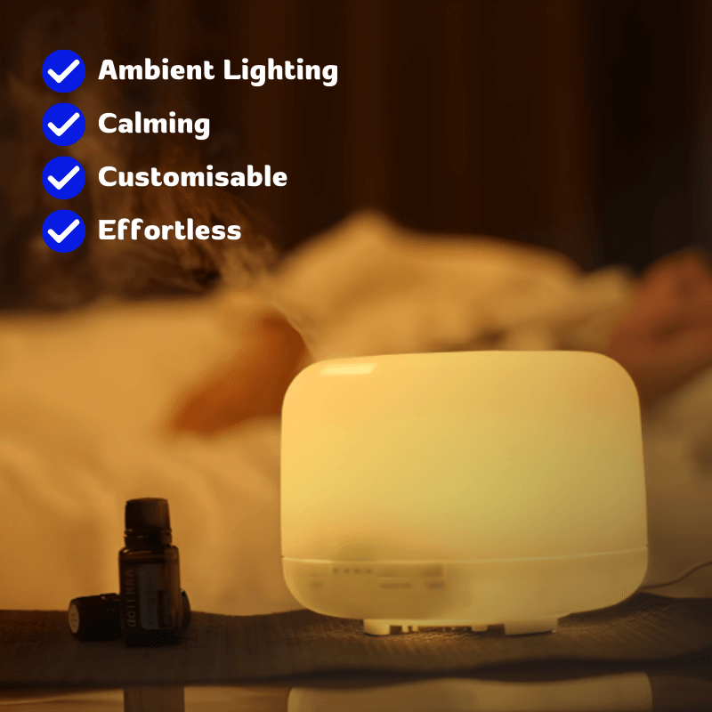 PuraGlow™ Aromatherapy LED Oil Diffuser